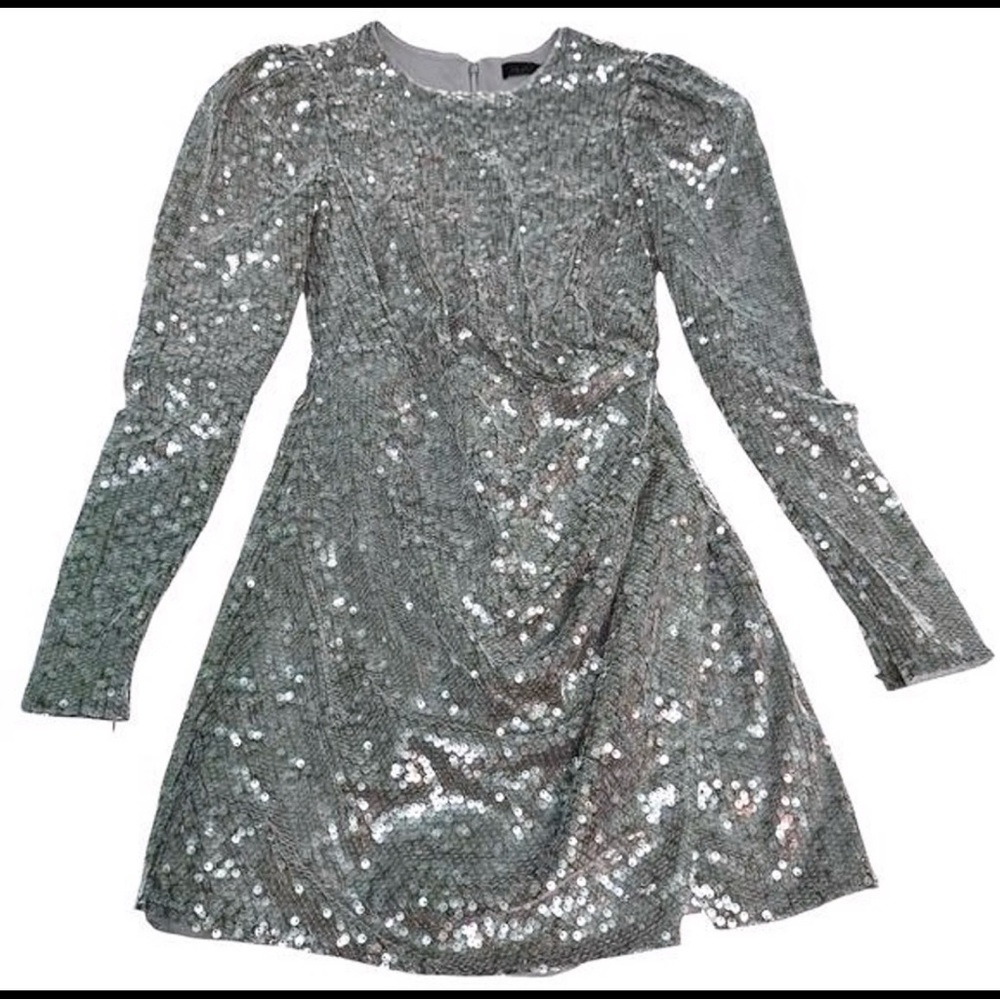 x REVOLVE House of Harlow 1960
Silver Sequin Mini Dress Size S